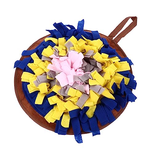 VERDANVERSE Pet Sniffing Pad Nahrungssuche schnuppern Schnüffelmatten für Hunde Flaum Dog chew Toy hundekauspielzeuge Slow Feeder für Haustiere Haustier Hund Schnüffelmatte Pad Plüsch Colorful von VERDANVERSE