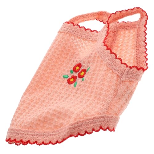 VERDANVERSE Pet Sommerkleidung für Bequeme Atmungsaktive Welpenweste mit Blumenstickerei Verschleißfest Elastisch für Heiße im Freien von VERDANVERSE