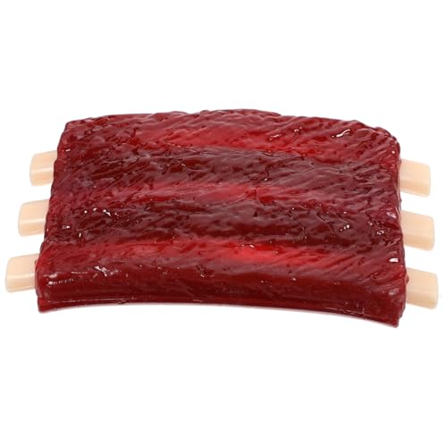VERDANVERSE Quietschendes Hundespielzeug Steak Form aus Strapazierfähigem TPR Sicher und Langlebig für Kleine Hunde Interaktives Beißspielzeug zur Zahnpflege und Kauspielzeug für Welpen von VERDANVERSE