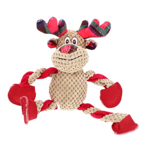 VERDANVERSE Quietschendes Hundespielzeug Zahnreinigung Hund weihnachtsspielzeug kauer kräuseln beißen Interactive Dog Toys Dog chew Toy dekoratives Beißspielzeug Kauspielzeug für Hunde Plüsch VERDANVERSE Quietschendes Hundespielzeug Zahnreinigung Hund weihnachtsspielzeug kauer kräuseln beißen Interactive Dog Toys Dog chew Toy dekoratives Beißspielzeug Kauspielzeug für Hunde Plüsch von VERDANVERSE