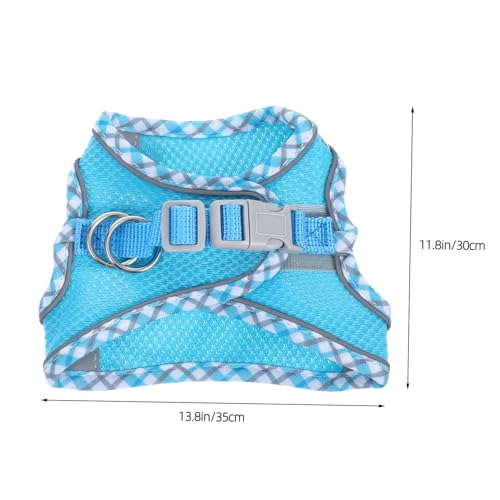 VERDANVERSE Reflektierendes Katzen XXS Verstellbares Kleines Katzenharness und Leine Leichtes Bequemes Katzengeschirr für Sichere Spaziergänge und Ausbruchsschutz von VERDANVERSE