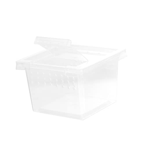 VERDANVERSE Reptil Zucht Box aus Kunststoff Transparente Fütterungsbox für Reptilien und Kompakt für Terrarien Langlebig VERDANVERSE Reptil Zucht Box aus Kunststoff Transparente Fütterungsbox für Reptilien und Kompakt für Terrarien Langlebig von VERDANVERSE