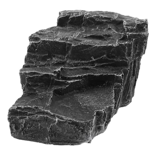 VERDANVERSE Reptilien Basking Plattform aus Harz Kletterrampe für Schildkröten und Kleine Reptilien für Aquarien und Terrarien Stabile Sonnenliege für Optimale Fitness und Wachstum von VERDANVERSE