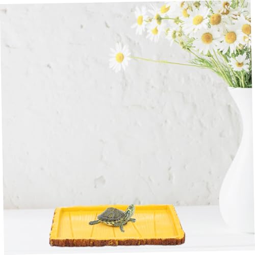 VERDANVERSE Reptilien Futter Wasserschale aus Langlebigem Material Naturfarben für Mehr Geeignet für Echsen Schildkröten und Terrarien Praktisches Napfbecken für Terrariengehege VERDANVERSE Reptilien Futter Wasserschale aus Langlebigem Material Naturfarben für Mehr Geeignet für Echsen Schildkröten und Terrarien Praktisches Napfbecken für Terrariengehege von VERDANVERSE