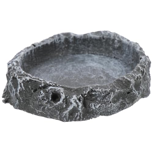 VERDANVERSE Reptilien Futternapf aus Langlebigem Harz mit Natürlicher Steinoptik Stabile Futter Wasserschale für Terrarien Rutschfestes Design für Schildkröten und Andere Reptilien für VERDANVERSE Reptilien Futternapf aus Langlebigem Harz mit Natürlicher Steinoptik Stabile Futter Wasserschale für Terrarien Rutschfestes Design für Schildkröten und Andere Reptilien für von VERDANVERSE