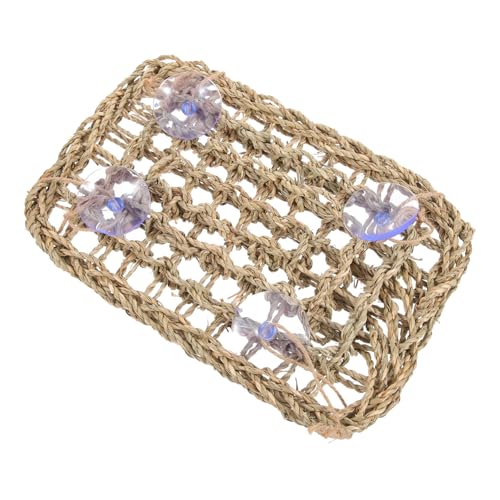 VERDANVERSE Reptilien Hängematte aus Robustem Material mit Saugnäpfen Atmungsaktiv und Langlebig Kleines Terrarium Zubehör für Eidechsen und Kleine Haustiere Leicht zu Reinigen Befestigen von VERDANVERSE