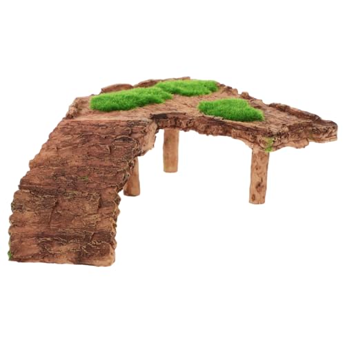 VERDANVERSE Resin Schildkröten Sonnenplattform Kletterrampe für Aquarien Terrarien und Langlebig für Wasserschildkröten Eidechsen Frösche Sonnenbad Spielplatz von VERDANVERSE