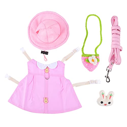 VERDANVERSE Bunny Kostümset Für Haustiere Atmungsaktive Weste Mit Leine Hut Tragetasche Brosche Für Kaninchen Hamster Kleine Tiere Zu Festen Hochzeiten Partys VERDANVERSE Bunny Kostümset Für Haustiere Atmungsaktive Weste Mit Leine Hut Tragetasche Brosche Für Kaninchen Hamster Kleine Tiere Zu Festen Hochzeiten Partys von VERDANVERSE