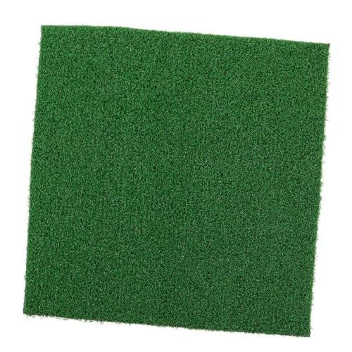 VERDANVERSE Schildkröten-terrassenmatte Reptilienrampe Schildkrötenrampe Für Panzer Rampe Zum Sonnenbaden Für Schildkröten Gefälschtes Grasquadrat Grasfleck Aquariumgras Rasenmatte Green Abs von VERDANVERSE