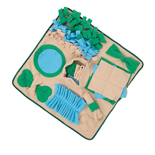 VERDANVERSE Schnüffelmatte für Hunde Kreatives Futtertraining und Stressabbau rutschfeste Slow Feeding Mat aus Polar Fleece für Kleine bis Große Hunde für Futterbeschäftigung und Mealtime VERDANVERSE Schnüffelmatte für Hunde Kreatives Futtertraining und Stressabbau rutschfeste Slow Feeding Mat aus Polar Fleece für Kleine bis Große Hunde für Futterbeschäftigung und Mealtime von VERDANVERSE