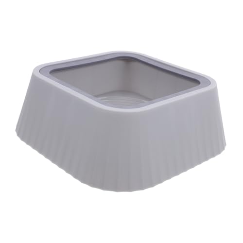 VERDANVERSE Schwimmender Napf Für Haustiere Wasserschale Non -Slip -hundebrielschale Hund Wassernapf Langsamer Wasserspender Für Katzen Schüssel Hundenapf Katzennapf Katzenfutter Abs Dark Grey von VERDANVERSE
