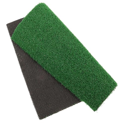 VERDANVERSE Simulierte Rasen-terrassenmatte Schildkröten Kunstrasen Für Reptilien Bergbauwerkzeuge Reptiliengras Künstliche Grasmatte Fisch Plattform Rasengras Für Hunde Grasteppich Green Abs von VERDANVERSE