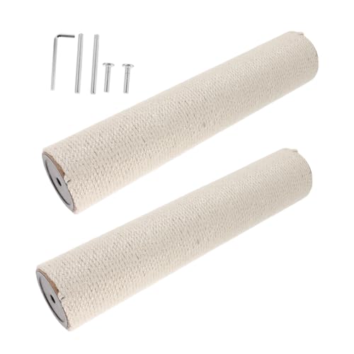 VERDANVERSE Sisal-ersatzstangen Für Katzenkratzbäume Ersatz-pfosten Für Kratzbäume DIY-kratzbaum-nachfüllset Mit Schrauben Für Innenräume Robuste Kratzpfosten Für Katzentürme von VERDANVERSE