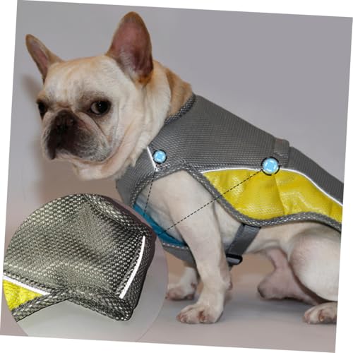 VERDANVERSE Sommerliche Atmungsaktive Kühlweste für Hunde XL mit Reflektierendem Design Verstellbarem Elastikbund und Natürlicher Baumwollfüllung für Effektive Verdunstungskühlung für VERDANVERSE Sommerliche Atmungsaktive Kühlweste für Hunde XL mit Reflektierendem Design Verstellbarem Elastikbund und Natürlicher Baumwollfüllung für Effektive Verdunstungskühlung für von VERDANVERSE