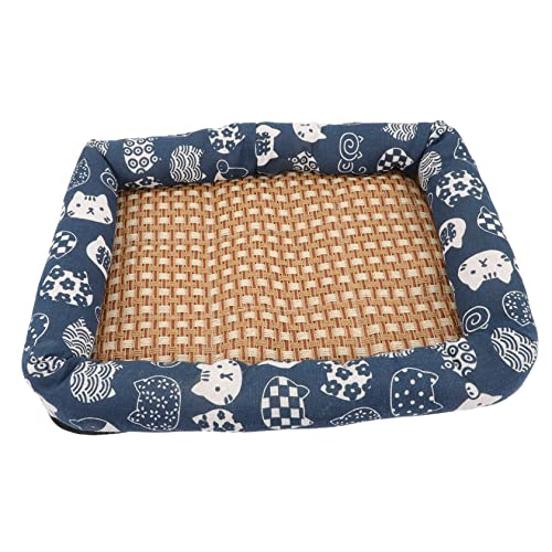 VERDANVERSE Sommermatte Matte Hundebetten für kleine erhöhtes hundebett Maschenhundbett Welpenbett Kühlbett für Hundebett für kleine PP Baumwolle VERDANVERSE Sommermatte Matte Hundebetten für kleine erhöhtes hundebett Maschenhundbett Welpenbett Kühlbett für Hundebett für kleine PP Baumwolle von VERDANVERSE