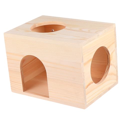VERDANVERSE Squirrel Feeding House aus Langlebigem Holz Multifunktionales Pet Feeding Log Cabin Gemütliches Futterhaus für Hamster Meerschweinchen und Kleine Haustiere Einfach zu Reinigen VERDANVERSE Squirrel Feeding House aus Langlebigem Holz Multifunktionales Pet Feeding Log Cabin Gemütliches Futterhaus für Hamster Meerschweinchen und Kleine Haustiere Einfach zu Reinigen von VERDANVERSE
