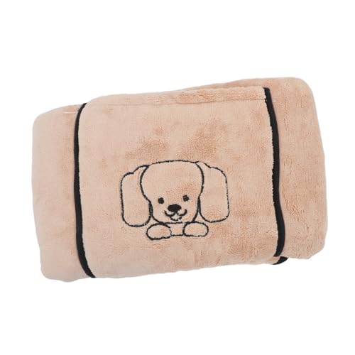 VERDANVERSE Superabsorbierendes Haustier Handtuch mit Taschen Dicke Korallenvlies Decke Schnelltrocknend und für Hunde Katzen Welpen und Katzen im Innen und Außenbereich von VERDANVERSE