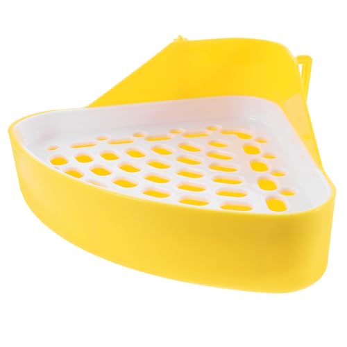 VERDANVERSE Kleine Ecktoilette Für Kaninchen Und Kleintiere Hygienische Eck-Form Einfach Zu Reinigen Für Zuhause Platzsparend Mit Kunststoffboden Gegen Verklemmungen VERDANVERSE Kleine Ecktoilette Für Kaninchen Und Kleintiere Hygienische Eck-Form Einfach Zu Reinigen Für Zuhause Platzsparend Mit Kunststoffboden Gegen Verklemmungen von VERDANVERSE