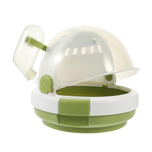 VERDANVERSE Tragbarer Hamsterkäfig Rattenträger Haustierkäfig Transparenter Hamsterkäfig Griffstil Hamsterkäfige Kleiner Hamsterkäfig Haustier Outdoor Versorgung Hamsterkoffer von VERDANVERSE