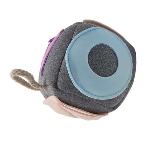 VERDANVERSE Tragbarer Verschleißfester Hundespielzeug Ball mit Leckerli Funktion Interaktives Kauspielzeug zur Zahnpflege und Beschäftigung für Kleine und Mittlere Hunde von VERDANVERSE