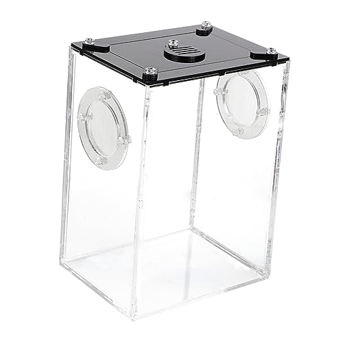 VERDANVERSE Transparente Reptilienbox aus Sicht Zuchtbox für Eidechsen Spinnen und Schlangen mit Belüftungslöchern Sicher und Geruchlos VERDANVERSE Transparente Reptilienbox aus Sicht Zuchtbox für Eidechsen Spinnen und Schlangen mit Belüftungslöchern Sicher und Geruchlos von VERDANVERSE