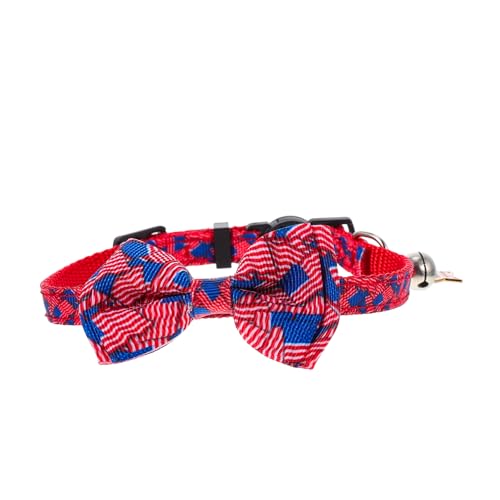 VERDANVERSE Us Flag Katzenhalsband Verstellbares Sicheres und für Feiertags Dekoration für Weihnachten und Besondere Anlässe für Fotoshootings und Tägliches Tragen VERDANVERSE Us Flag Katzenhalsband Verstellbares Sicheres und für Feiertags Dekoration für Weihnachten und Besondere Anlässe für Fotoshootings und Tägliches Tragen von VERDANVERSE