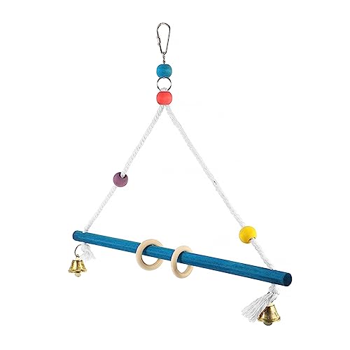 VERDANVERSE Vogel holzbohle holzstangen Kletter- für Papageien Bird Toys Vogelkäfigschaukel drinnen groß pädagogische Schaukel Hängeschaukel aus Holz Stroh Blue VERDANVERSE Vogel holzbohle holzstangen Kletter- für Papageien Bird Toys Vogelkäfigschaukel drinnen groß pädagogische Schaukel Hängeschaukel aus Holz Stroh Blue von VERDANVERSE