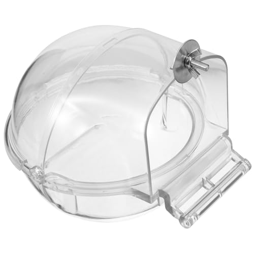 VERDANVERSE Vogelbadewanne für Käfige Transparente Hängende Badewanne für Wellensittiche Nymphensittiche und Papageien Praktische Vogelbad Box zur Einfachen Installation für Kleine Vögel und VERDANVERSE Vogelbadewanne für Käfige Transparente Hängende Badewanne für Wellensittiche Nymphensittiche und Papageien Praktische Vogelbad Box zur Einfachen Installation für Kleine Vögel und von VERDANVERSE