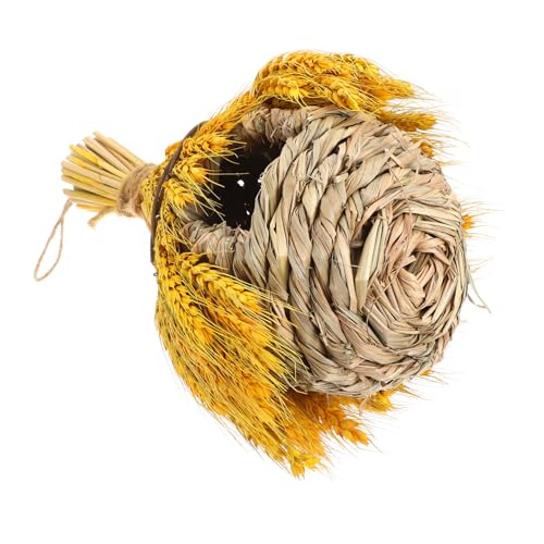 VERDANVERSE Vogelnest-Anhänger Vogel im Freien Vogelhaus für draußen handgewebtes Vogelhaus Vogelschmuck Outdoor-Ornamente Künstliche Vogelnester Vogelnest im Freien Stroh VERDANVERSE Vogelnest-Anhänger Vogel im Freien Vogelhaus für draußen handgewebtes Vogelhaus Vogelschmuck Outdoor-Ornamente Künstliche Vogelnester Vogelnest im Freien Stroh von VERDANVERSE