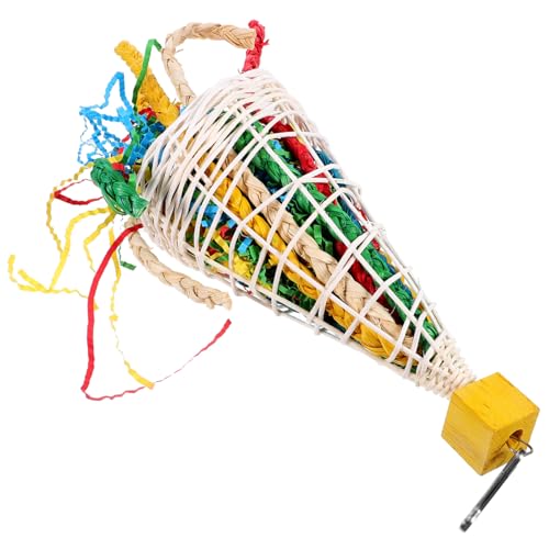 VERDANVERSE Vogelspielzeug Für Papageien Buntes Kau Und Schredder-Spielzeug Mit Dekorativem Design Für Vögel Zur Beschäftigung Aktivität Im Vogelkäfig VERDANVERSE Vogelspielzeug Für Papageien Buntes Kau Und Schredder-Spielzeug Mit Dekorativem Design Für Vögel Zur Beschäftigung Aktivität Im Vogelkäfig von VERDANVERSE