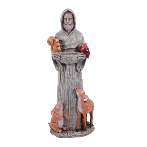 VERDANVERSE Vogeltränke Statue für Garten Wasserspender und Futterstation für Wildvögel Dekorative Gartenskulptur aus Hochwertigem Resin für Terrasse VERDANVERSE Vogeltränke Statue für Garten Wasserspender und Futterstation für Wildvögel Dekorative Gartenskulptur aus Hochwertigem Resin für Terrasse von VERDANVERSE
