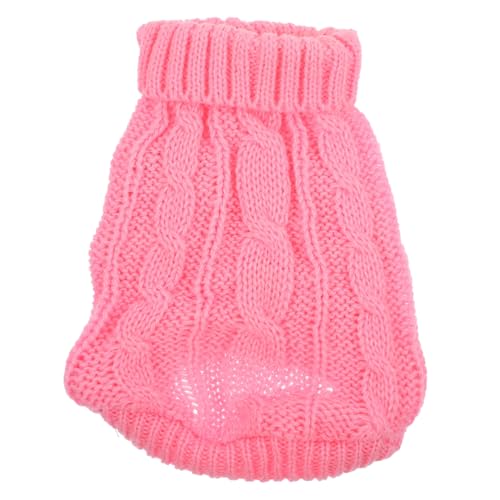 VERDANVERSE Warmer Hundepullover für Kleine Hunde Elastischer Rollkragenpullover Weicher Hautfreundlicher Welpenpullover in Passform für Alltag und Fotoshootings von VERDANVERSE