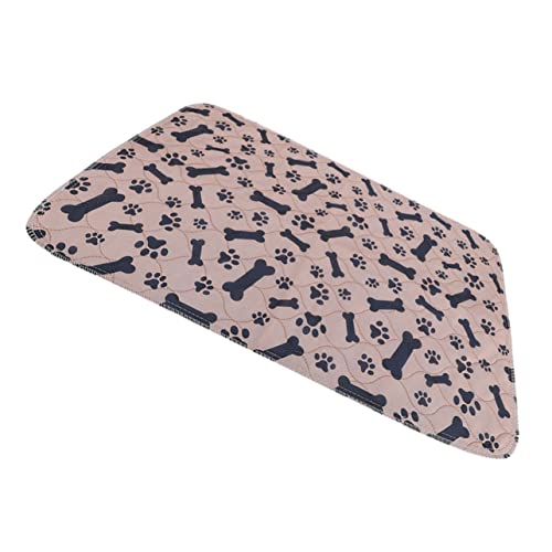 VERDANVERSE Waschbare Hund Katzenurinmatte rutschfeste Auslaufsichere Pee Pad Für Welpen Und Ältere Haustiere Braun Mit Knochenmotiv Für Auto Und Zuhause VERDANVERSE Waschbare Hund Katzenurinmatte rutschfeste Auslaufsichere Pee Pad Für Welpen Und Ältere Haustiere Braun Mit Knochenmotiv Für Auto Und Zuhause von VERDANVERSE