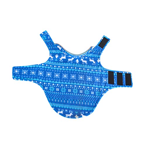 VERDANVERSE Weihnachtlicher Hundemantel aus Fleece Beidseitig Winterbekleidung für Kleine Warm und Bequem Weihnachtsoutfit für Haustier VERDANVERSE Weihnachtlicher Hundemantel aus Fleece Beidseitig Winterbekleidung für Kleine Warm und Bequem Weihnachtsoutfit für Haustier von VERDANVERSE