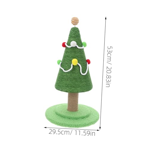 VERDANVERSE Weihnachtsbaumkatze Ball Weihnachtskatzenkratzer dekorativer Katzenkratzer Kratzbaum für den Haushalt Katzenkratzbaum Kratzstange für Haustiere Schaum Grün VERDANVERSE Weihnachtsbaumkatze Ball Weihnachtskatzenkratzer dekorativer Katzenkratzer Kratzbaum für den Haushalt Katzenkratzbaum Kratzstange für Haustiere Schaum Grün von VERDANVERSE