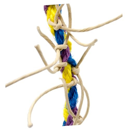 VERDANVERSE Vogelspielzeug Aus Sisal Farbiges Kletterseil Für Vögel Hängespielzeug Für Papageien Und Wellensittiche Fördert Spiel Und Bewegung Sicheres Material Für Kleine Vögel VERDANVERSE Vogelspielzeug Aus Sisal Farbiges Kletterseil Für Vögel Hängespielzeug Für Papageien Und Wellensittiche Fördert Spiel Und Bewegung Sicheres Material Für Kleine Vögel von VERDANVERSE