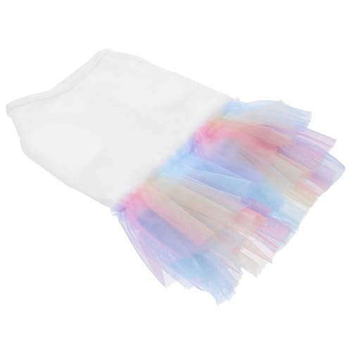 VERDANVERSE shöne Kleider Dog Costume Dog Clothes hundezubehör hundekleider Party Kleidung Welpe Hunde-Outfit süßes Haustier-Tutu Hundekleid Requisite Hundeprinzessin Kostüm Milchseide von VERDANVERSE