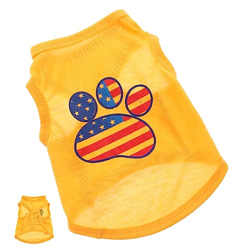 VERDANVERSE sommerliche Haustierkleidung Kühlweste für Haustiere winzig Welpe Hunde -Tanktops für kleine Hunde hundeweste hundekleidung Party-Haustier-Kostüm Hund dekorative Weste Baumwolle von VERDANVERSE