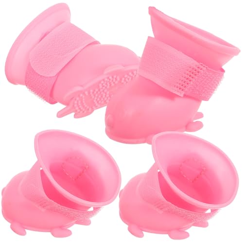 VERDANVERSE wasserdichte rutschfeste Hunderegenstiefel aus Strapazierfähigem TPR Verstellbar und Warm Gefüttert Leichte Pfotenschutz Schuhe für Welpen Hunderassen für Outdoor und Reisen VERDANVERSE wasserdichte rutschfeste Hunderegenstiefel aus Strapazierfähigem TPR Verstellbar und Warm Gefüttert Leichte Pfotenschutz Schuhe für Welpen Hunderassen für Outdoor und Reisen von VERDANVERSE