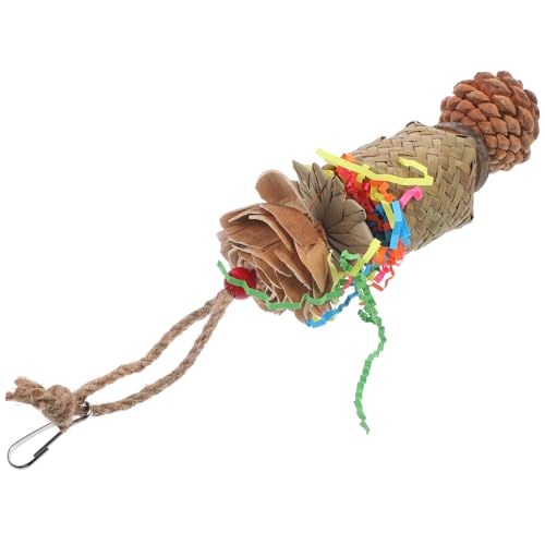 VERDANVERSE Papageien-Spielzeug Aus Naturholz Hängend Robust Und Sicher Für Kleine Vögel Kauspielzeug Und Vogelzubehör Für Käfige Dekorativ Und Langlebig VERDANVERSE Papageien-Spielzeug Aus Naturholz Hängend Robust Und Sicher Für Kleine Vögel Kauspielzeug Und Vogelzubehör Für Käfige Dekorativ Und Langlebig von VERDANVERSE