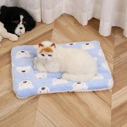 VERIMP Weiche Flanell Haustier Decke Pad Verdickte Haustier Fleece Bett Matte für Katze Sofa Kissen Halten Warm Katzen Schlafen Abdeckung Home Teppich von VERIMP