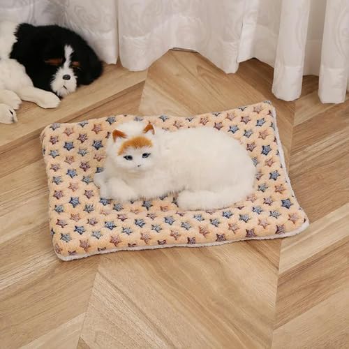 VERIMP Weiche Flanell Haustier Decke Pad Verdickte Haustier Fleece Bett Matte für Katze Sofa Kissen Halten Warm Katzen Schlafen Abdeckung Home Teppich von VERIMP