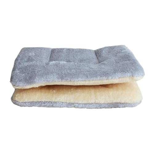 VERIMP Weiche Katze Bett Matte Warme Flanell Decke Plüsch Pad Verdickte Kissen Welpen Schlafen Sofa Abdeckung Teppich Haustier Teppich Matratze Zubehör von VERIMP