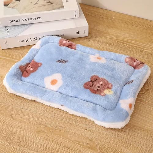 VERIMP Weiche Katzenbett Kurz Plüsch Haustier Bett Matten für Katzen Hunde Pet Pad Decke Warme Kissen Katze Zubehör von VERIMP