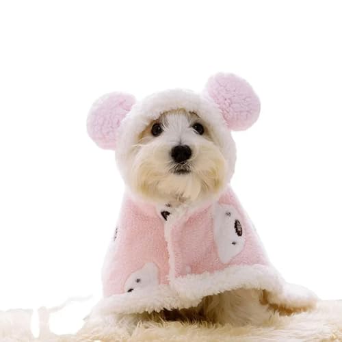 VERIMP Winter-Haustier-Hundekleidung, Umhang, Decke, Französische Bulldogge, Welpen, warme Jacke, Hundekleidung für kleine Hunde, Chihuahua, Hundemantel von VERIMP