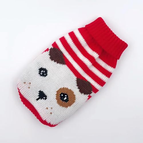 Warme Katze Kleidung Winter Weihnachten Katzen Pullover Drucken Haustier Kleidung Stricken Kostüm Mantel für Welpen Kleine Haustiere Kleidung von VERIMP