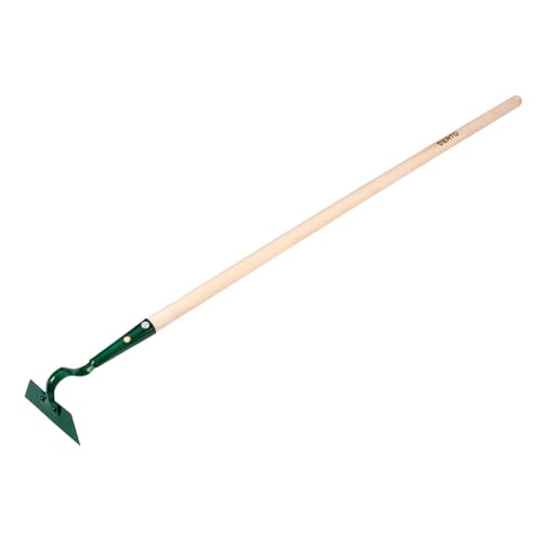 VERTO Garden Hacke | Garten, Kübel, Balkonkästen, Beete | für die Pflege und den Unkraut und Jäten des Bodens - Gartenhacke Garten Werkzeug | Breite: 14–16 cm (Trapezförmige Hacke Breite: 14 cm) von VERTO