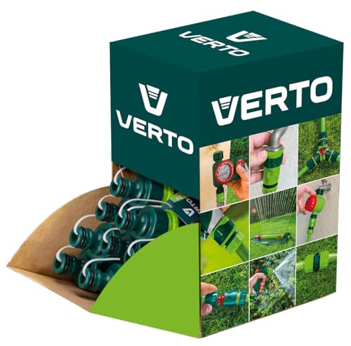 VERTO Wasserstop 3/4" 30 Stück -Gartenschlauch Anschluss, einfache Montage, Verbinder - für die Gartenbewässerung, für die Garten Bewässerung, Hohe Qualität von VERTO