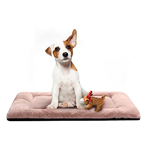 Hundebett-Pad für mittelgroße Hunde, passend für Hundekäfige, aus Metall, ultraweich, waschbar und rutschfest, 76,2 cm von VERZEY