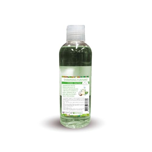 Reinigendes Shampoo für Hunde und Katzen, Kokosöl und Lavendel, 250 ml. Vet Botanic von VET BOTANIC